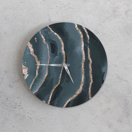Modern marble wall clock